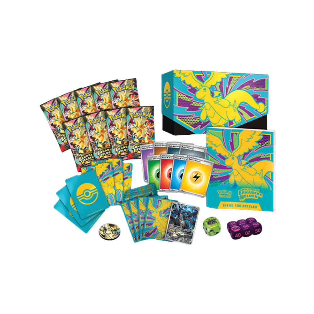 Pokémon TCG – Mega-Entwicklung Erhabene Helden – Top Trainer Box – DE
