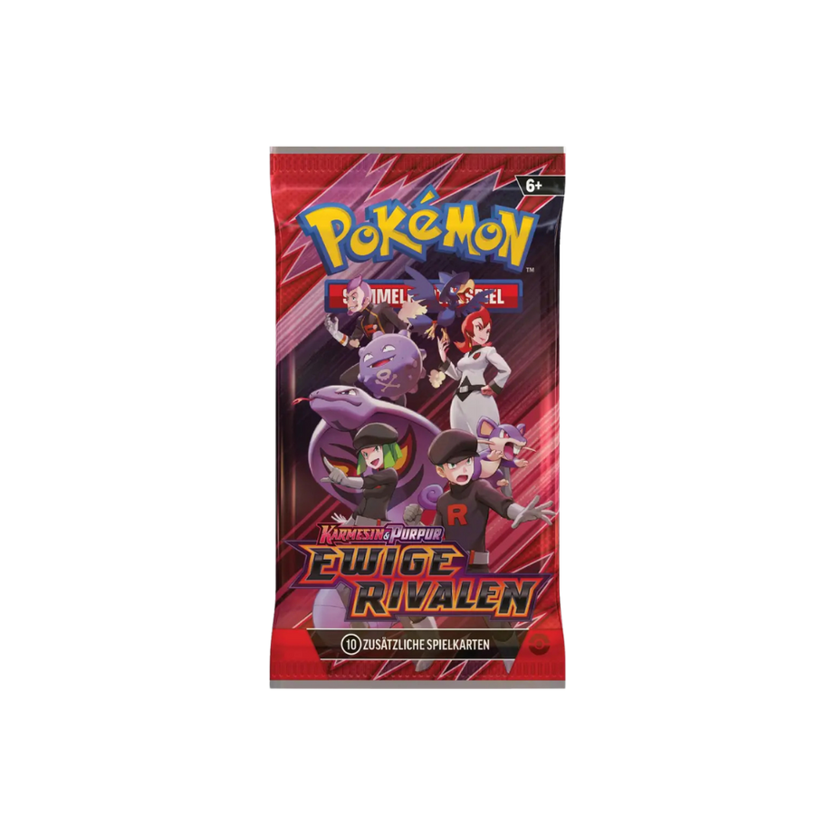 Pokémon Karmesin & Purpur Ewige Rivalen Booster (deutsch) | 10 Sammelkarten + Code