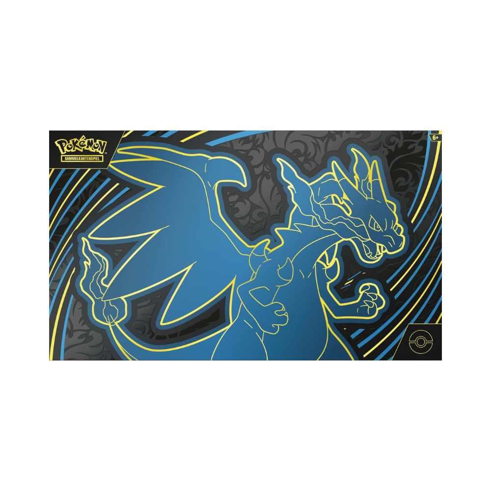 Pokémon TCG – Mega-Glurak X EX Ultra Premium Collection (Deutsch) | 18 Booster & Zubehör | Neu & OV