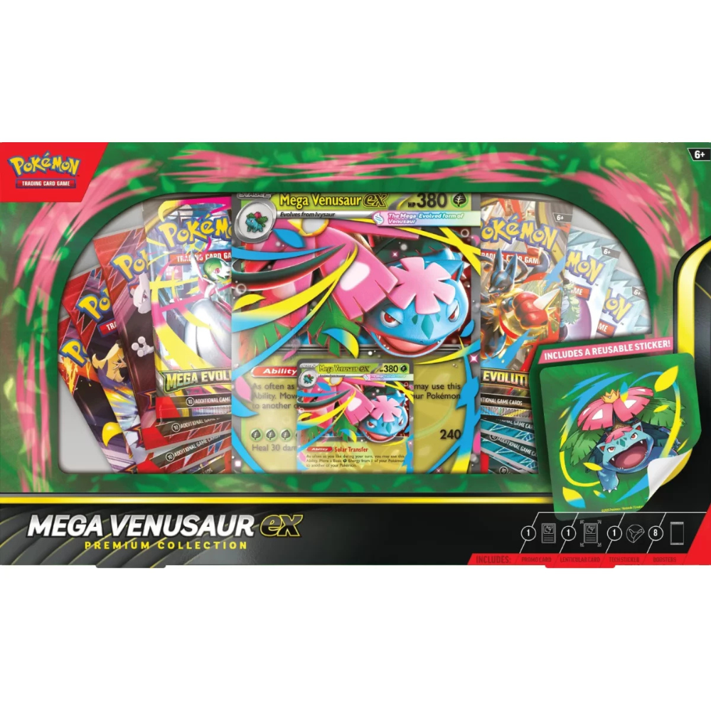 Pokémon Mega Venusaur EX Premium Collection (EN)| Neu & OVP