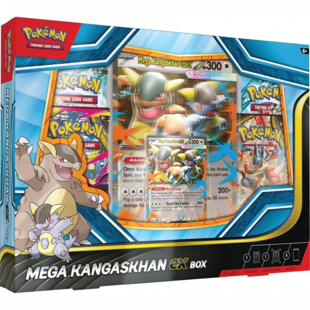 Pokémon Mega-Kangaskhan EX Kollektion (EN) 4 Booster | Neu & OVP