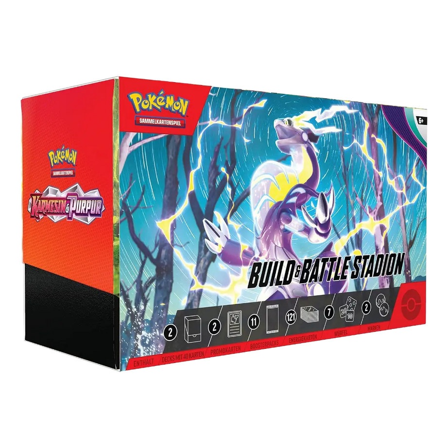 Pokémon TCG: Karmesin & Purpur (KP01) - Build & Battle Stadion (DE)Pokémon TCG: Karmesin & Purpur (KP01) - Build & Battle Stadion (DE)