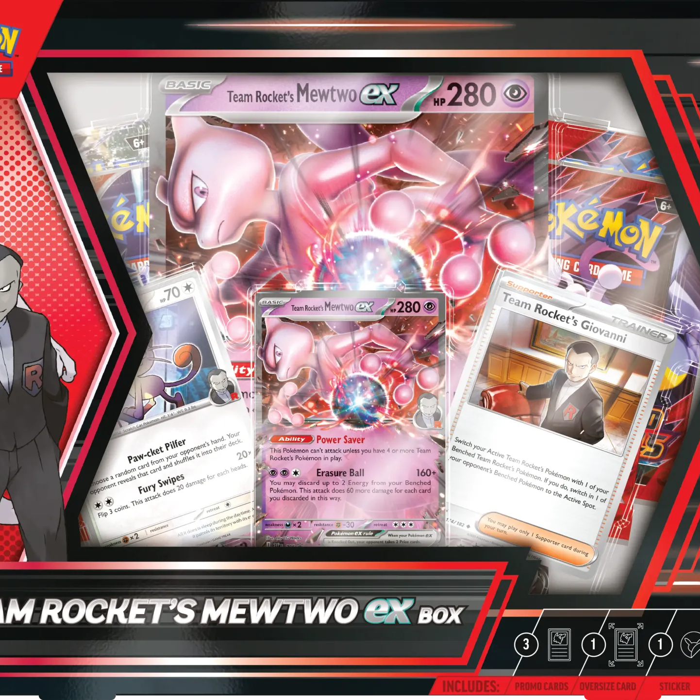 Pokémon TCG: Team Rocket's Mewtwo EX Box (EN)