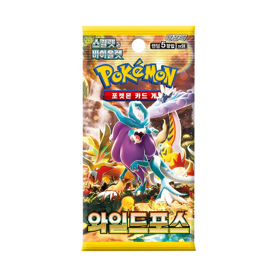 Pokémon TCG: Wild Force (SV5K) – Booster Pack – Koreanisch