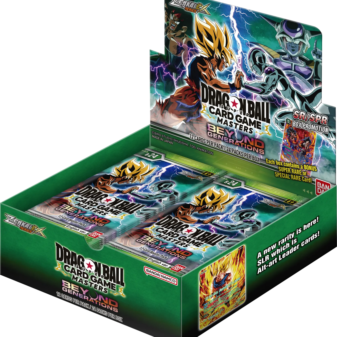 Dragon Ball Super Card Game – Beyond Generations B24 Booster Display (24 Packs, EN)