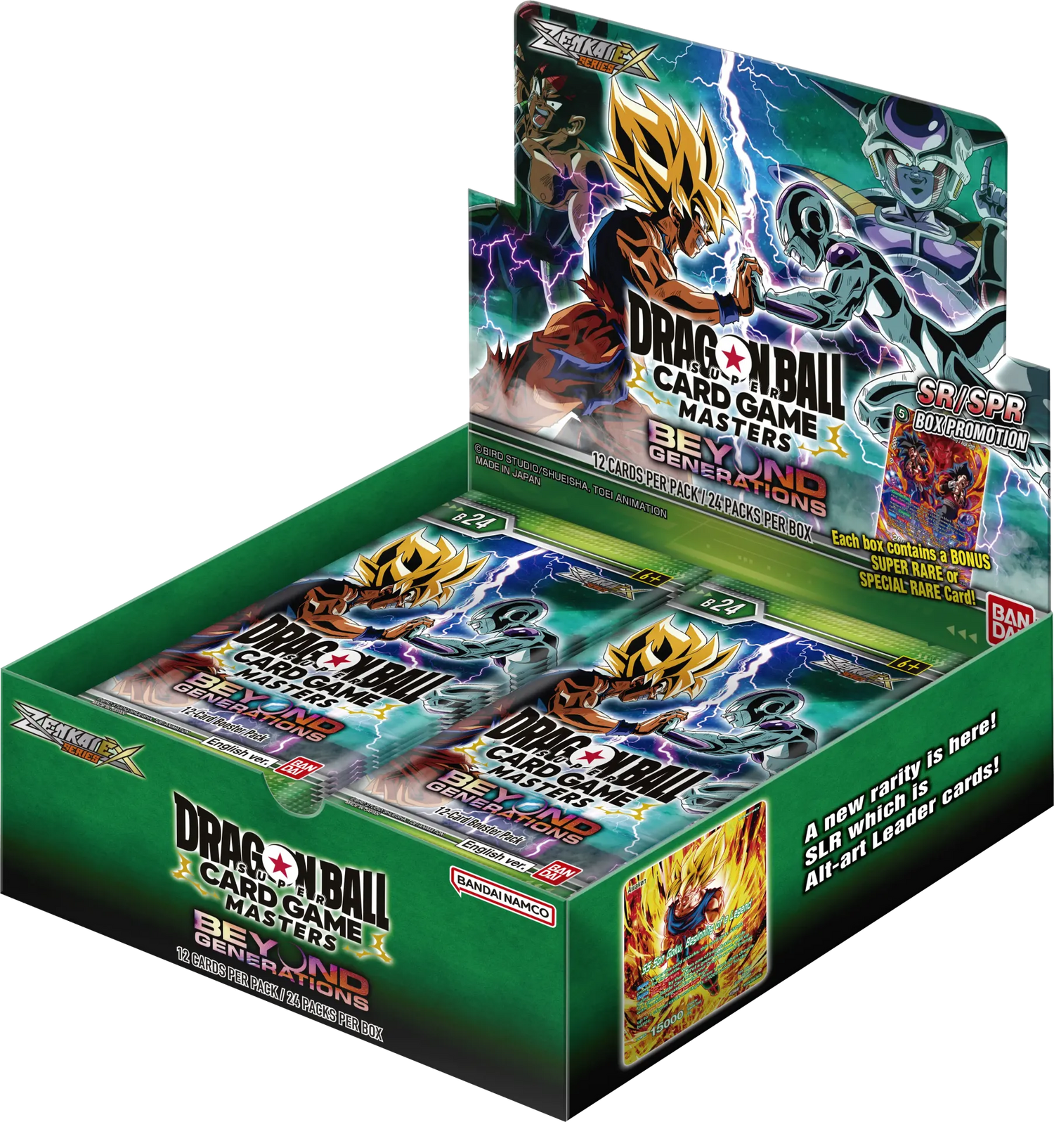 Dragon Ball Super Card Game – Beyond Generations B24 Booster Display (24 Packs, EN)