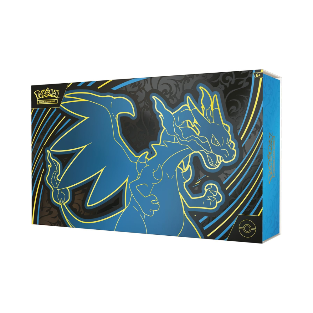 Pokémon TCG – Mega-Glurak X EX Ultra Premium Collection (Deutsch) | 18 Booster & Zubehör | Neu & OV