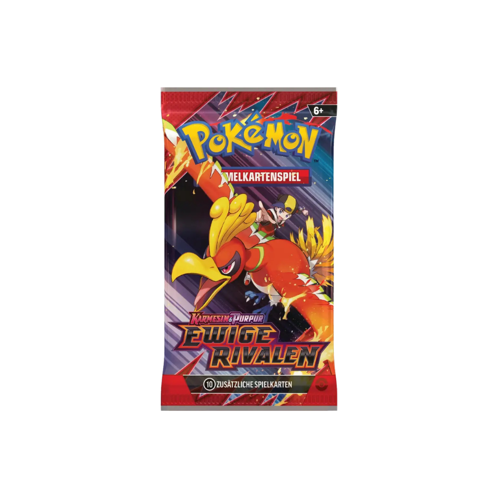 Pokémon Karmesin & Purpur Ewige Rivalen Booster (deutsch) | 10 Sammelkarten + Code