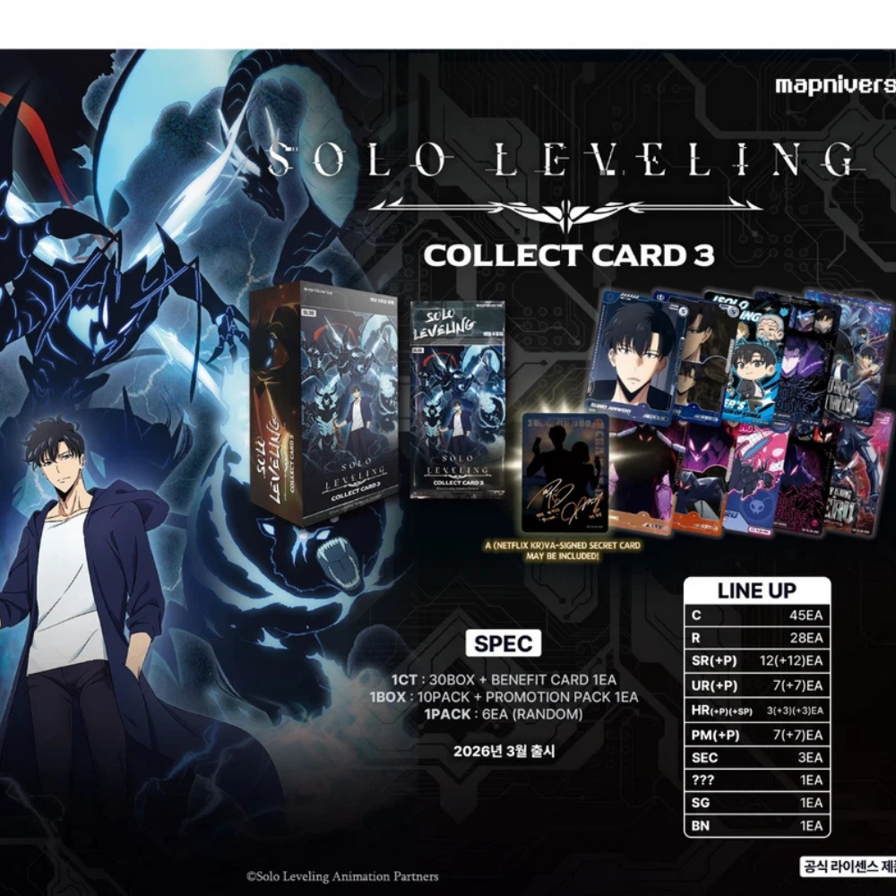 Solo Leveling TCG Vol. 3 Collector Booster Display Korean SL3E – Mapniverse