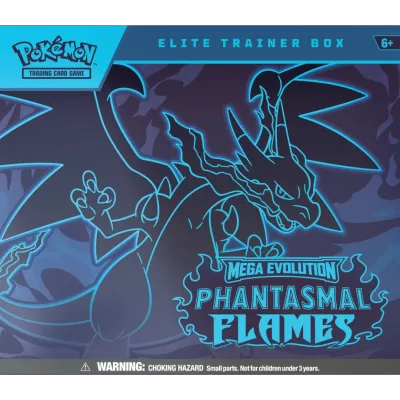 Pokémon TCG – Mega Evolution: Phantasmal Flames (ME02) Elite Trainer Box (Englisch)