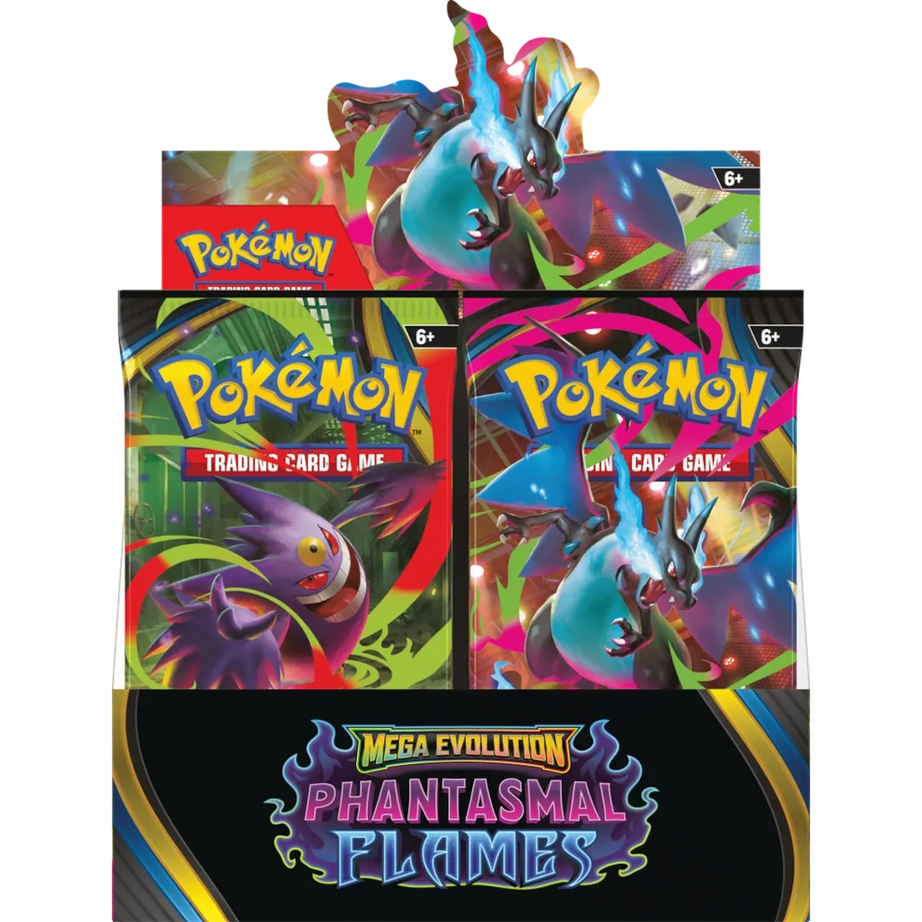 Pokémon TCG – Mega Evolution: Phantasmal Flames (ME02) Booster Display (36 Packs, Englisch) | Neu & OVP