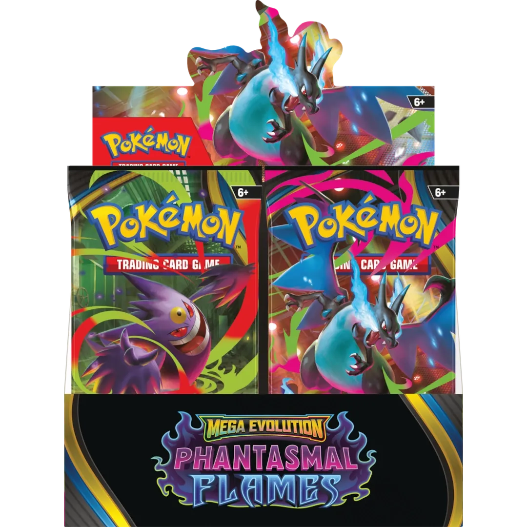 Pokémon TCG – Mega Evolution: Phantasmal Flames (ME02) Booster Display (36 Packs, Englisch) | Neu & OVP