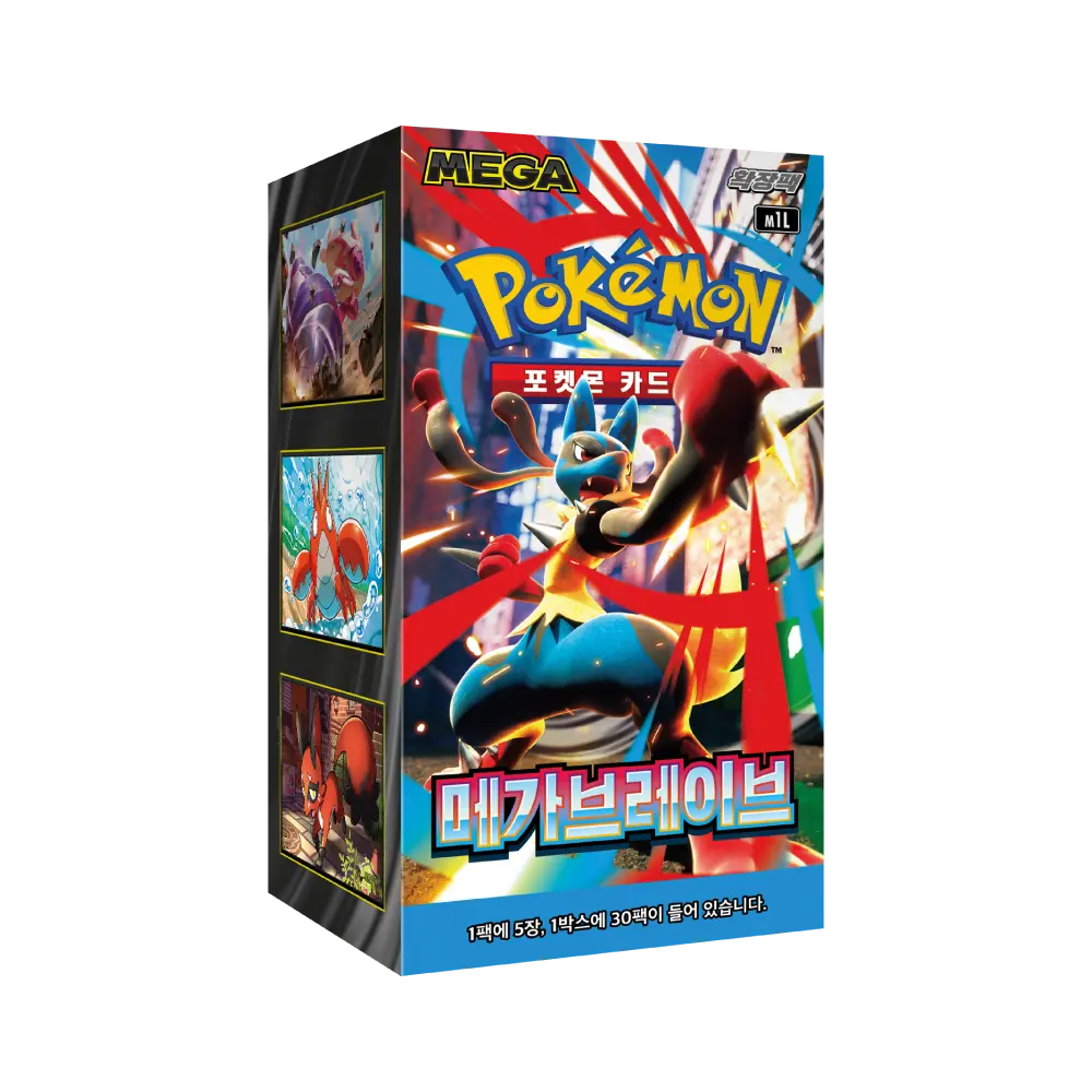 Pokémon TCG – Mega Brave M1L Booster Display - Koreanisch