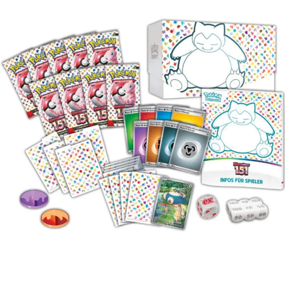 Pokémon Karmesin & Purpur – 151 Top-Trainer-Box Relaxo (Deutsch)
