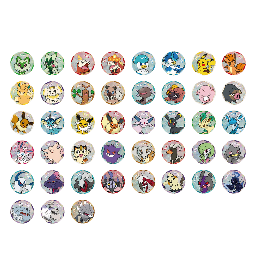 Pokémon Gem Pack Badge Set CHN – CBB1-2-3