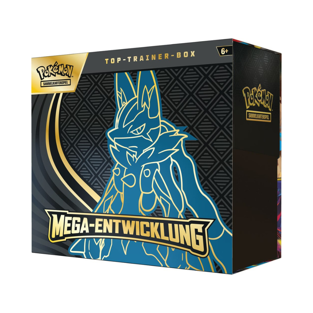 Pokémon Mega-Entwicklung – Top Trainer Box Lucario (Deutsch) | Neu & OVP