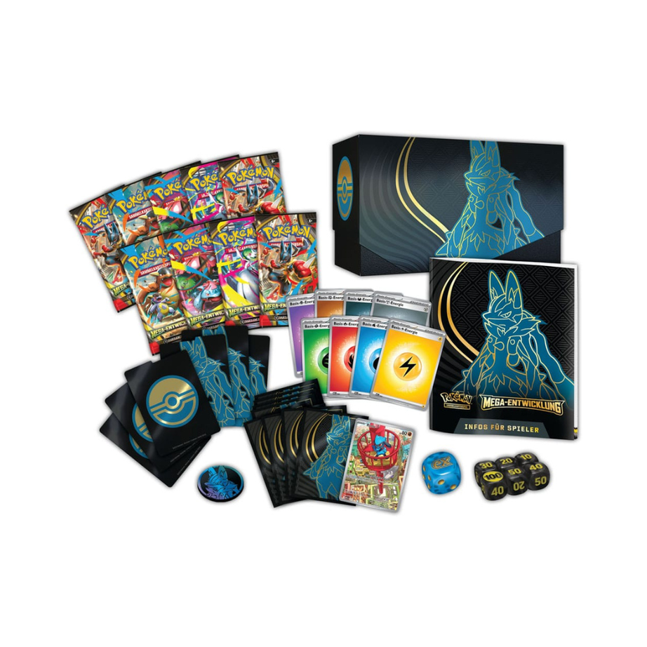 Pokémon Mega-Entwicklung – Top Trainer Box Lucario (Deutsch) | Neu & OVP