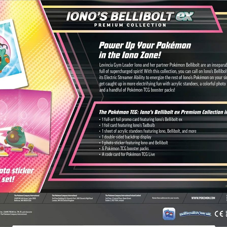 Pokemon TCG - Iono’s Bellibolt ex Premium Collection - EN