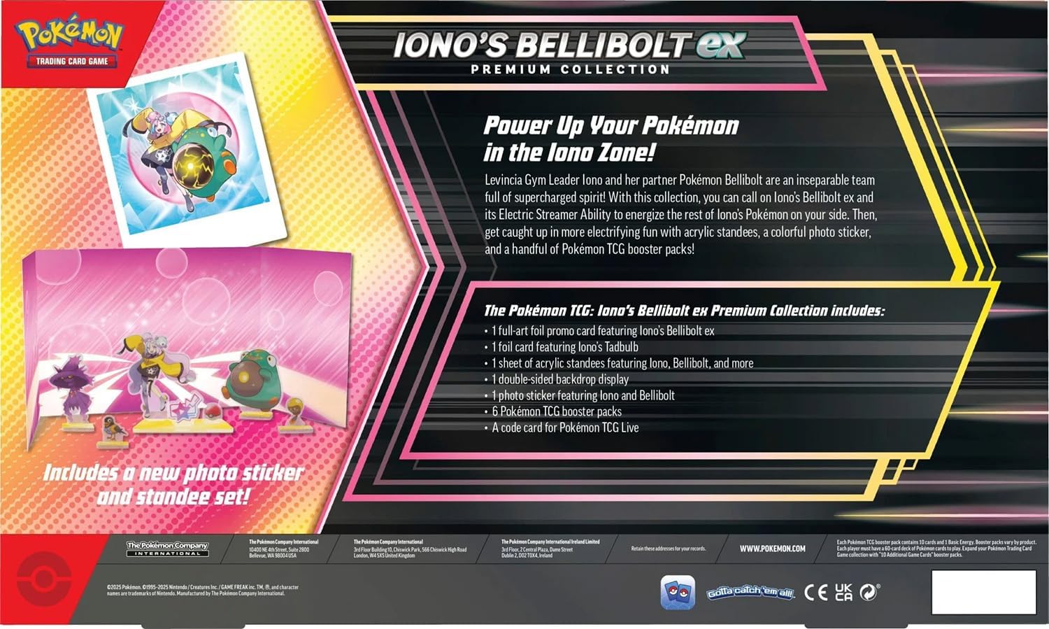 Pokemon TCG - Iono’s Bellibolt ex Premium Collection - EN