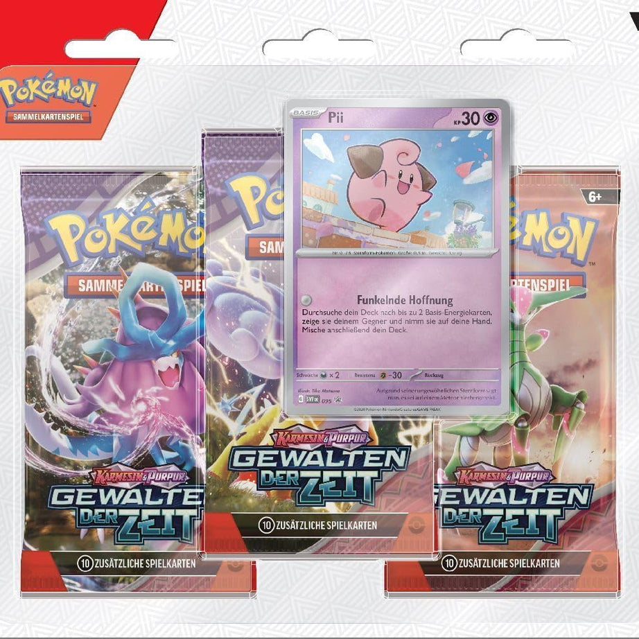 Pokémon TCG: Gewalten der Zeit (KP05) - 3er Blister (DE)