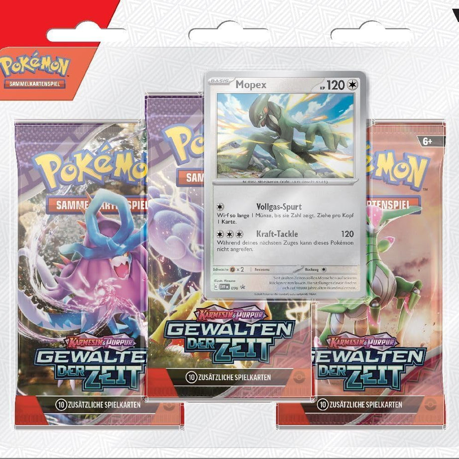 Pokémon TCG: Gewalten der Zeit (KP05) - 3er Blister (DE)