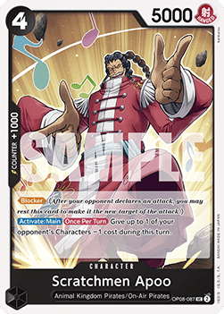 Scratchmen Apoo (OP08-087)