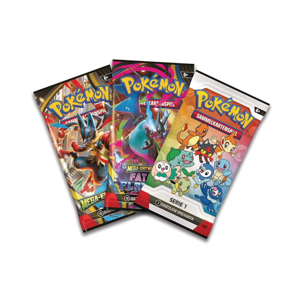 Pokémon Erste Partner Kollektion #1 – 30 Jahre Starter Pokémon Box mit Promokarten & Boostern