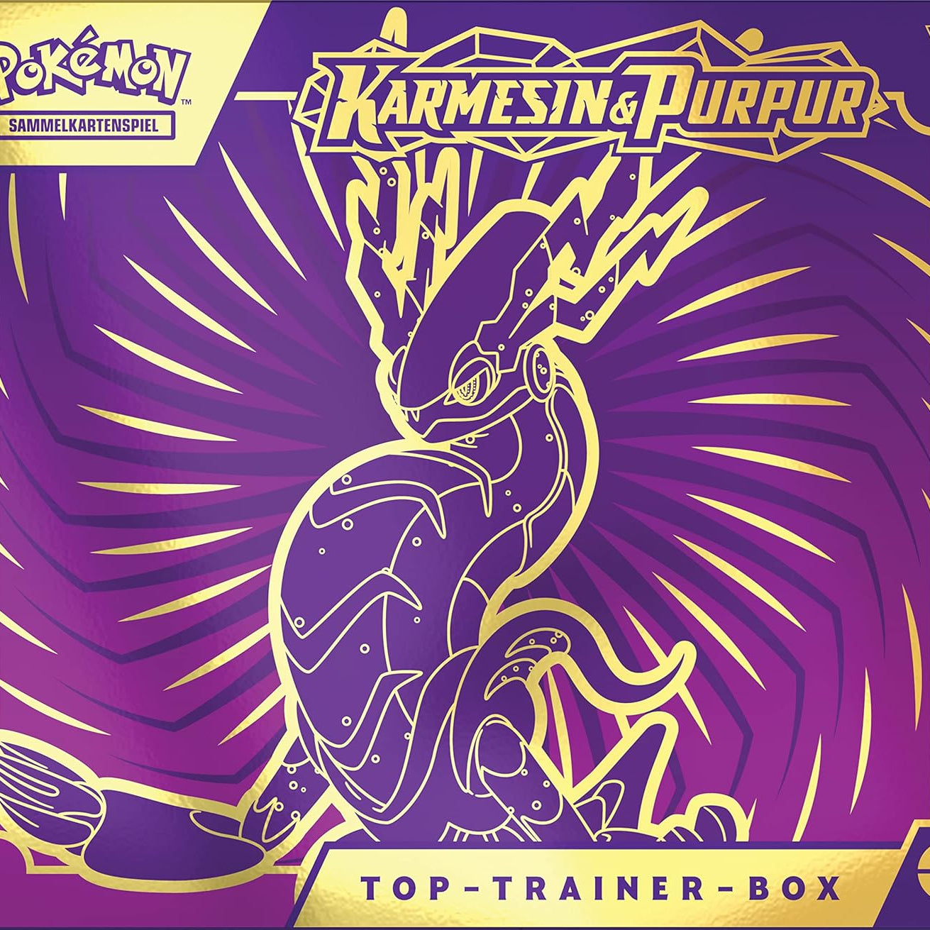 Pokemon TCG - Karmesin & Purpur Top-Trainer-Box Mireidon - DE