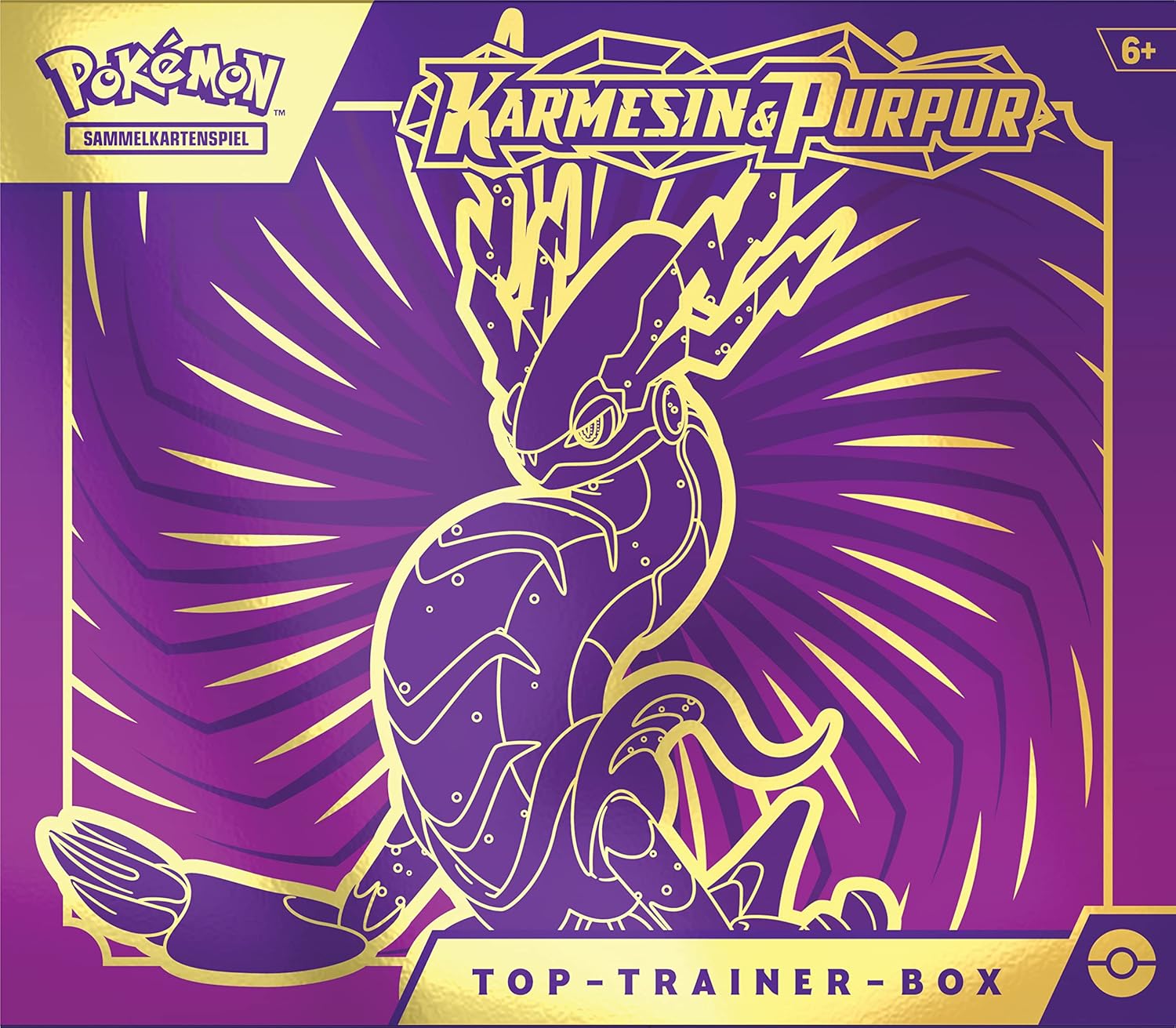 Pokemon TCG - Karmesin & Purpur Top-Trainer-Box Mireidon - DE