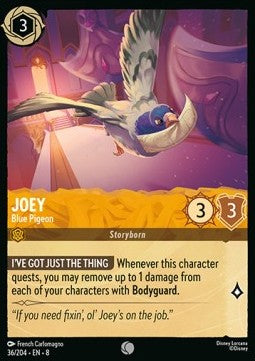 Joey - Blue Pigeon
