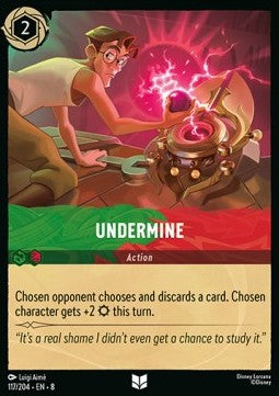 Undermine