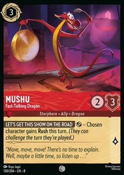 Mushu - Fast-Talking Dragon
