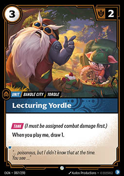 Lecturing Yordle