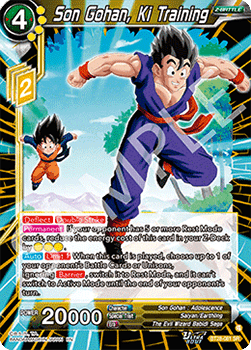 Son Gohan, Ki Training