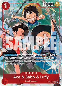 Ace & Sabo & Luffy (OP13-007) (V.2)