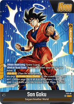 Son Goku // Son Goku (FS11-01) [Fusion World] (V.1 - Leader)