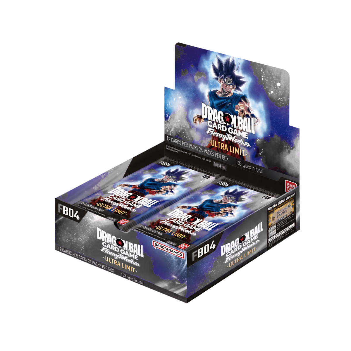 DRAGON BALL SUPER CARD GAME - FUSION WORLD ULTRA LIMIT FB04 BOOSTER DISPLAY (24 PACKS) - EN
