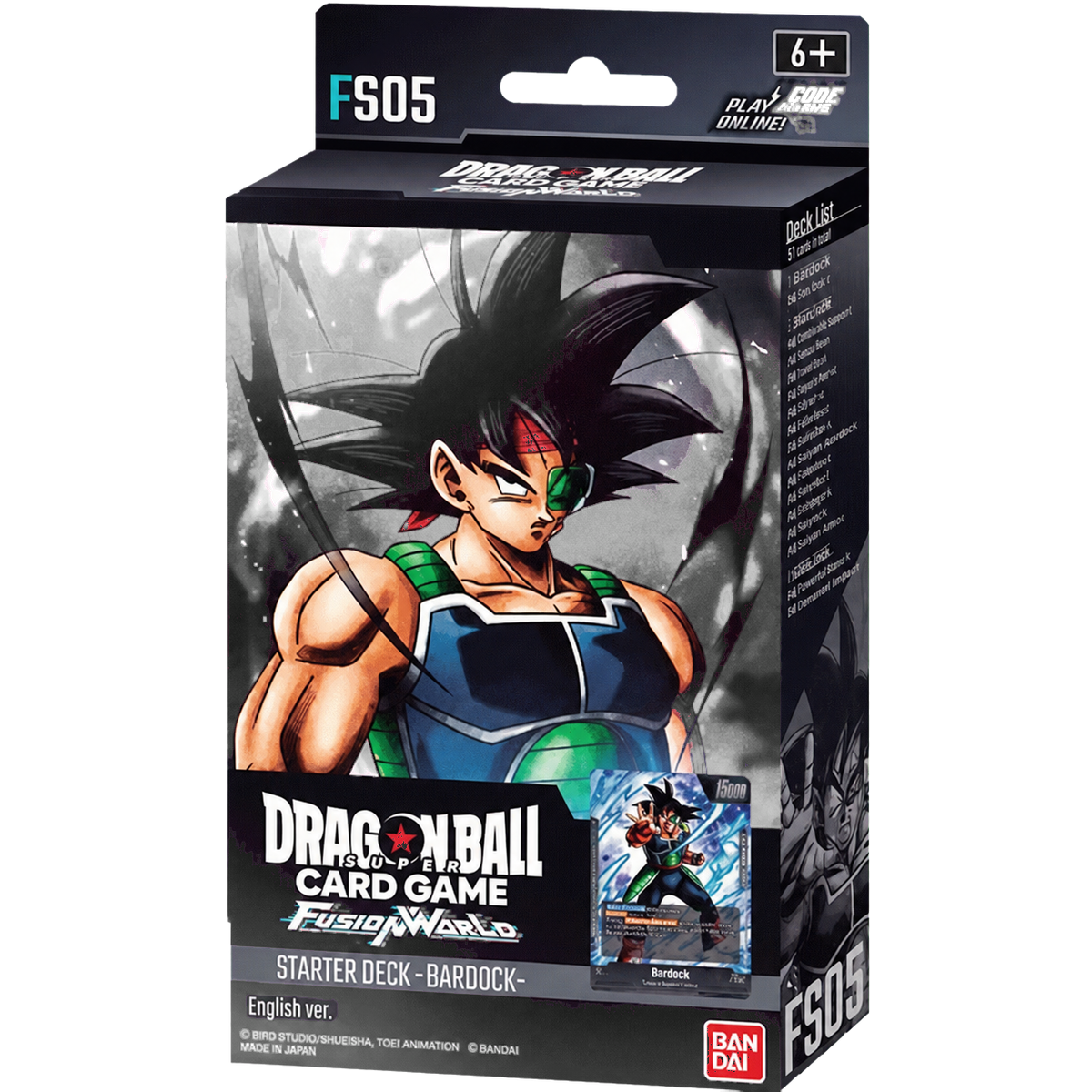 DRAGON BALL SUPER STARTER DECK BARDOCK FS05