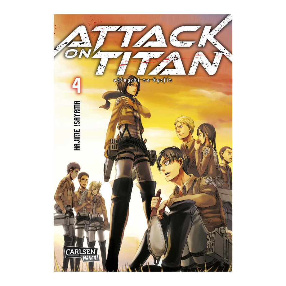 Attack on Titan – Band 4 – deutsches Cover