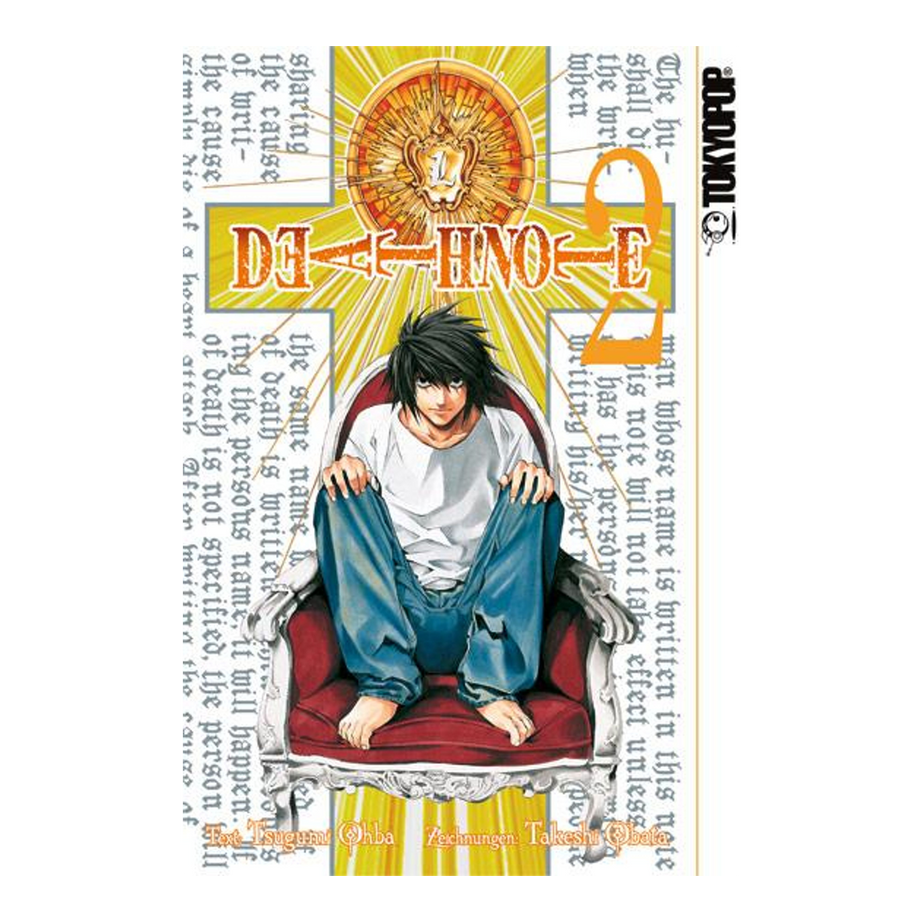 Death Note – Band 2 – deutsches Manga-Cover