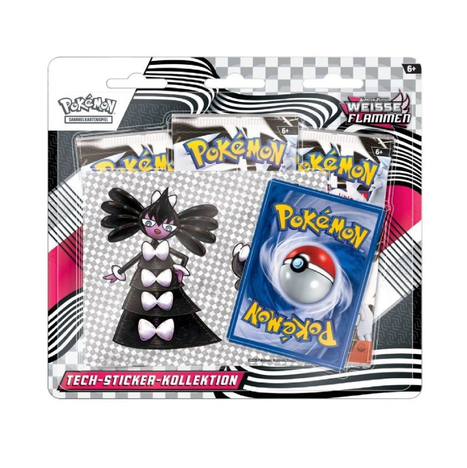 Pokémon Karmesin & Purpur 10.5 – Tech Sticker Kollektion (Weiße Flammen) – DE