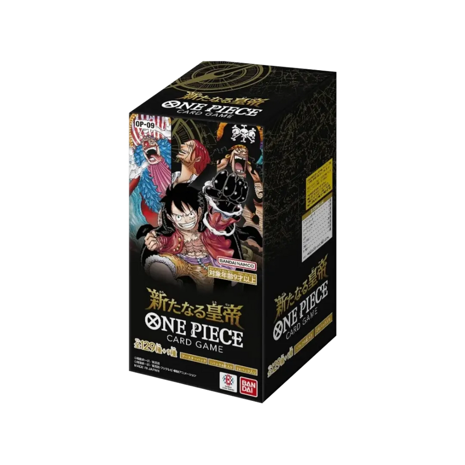 One Piece Card Game OP-09 – The Four Emperors – Booster Display (24 Packs) – JP
