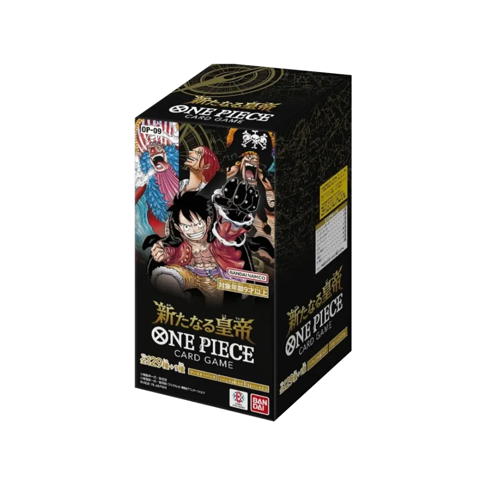 One Piece Card Game OP-09 – The Four Emperors – Booster Display (24 Packs) – JP