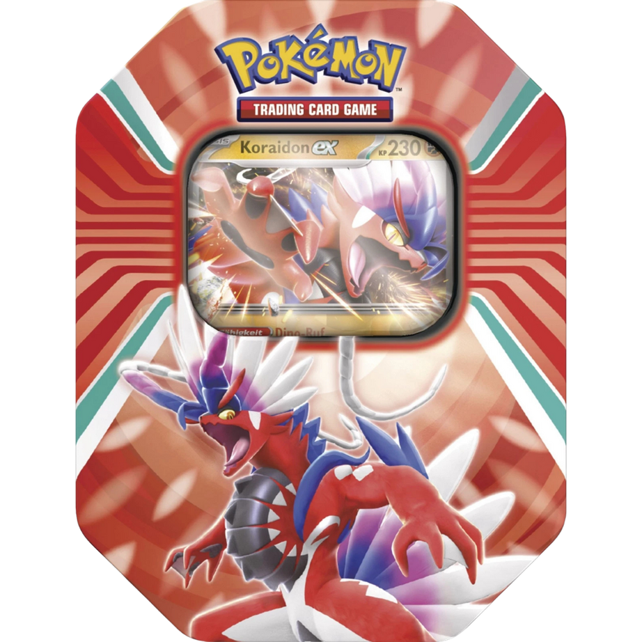 Pokémon Paldea Legends Tin Koraidon ex DE – Tin Box