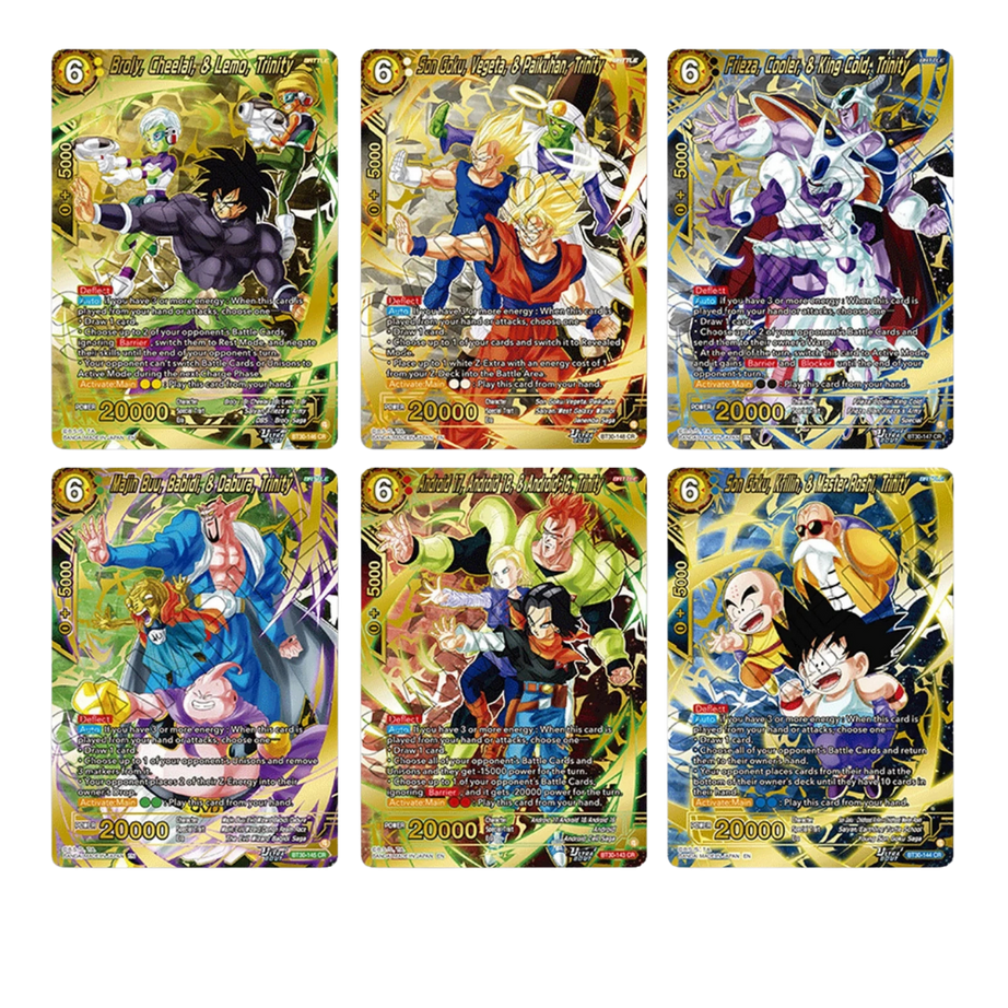 Dragon Ball Super Card Game Masters – B-30 Ultra-Bout Series – Three Glorious Fighters- Booster Display (24 Packs) – EN