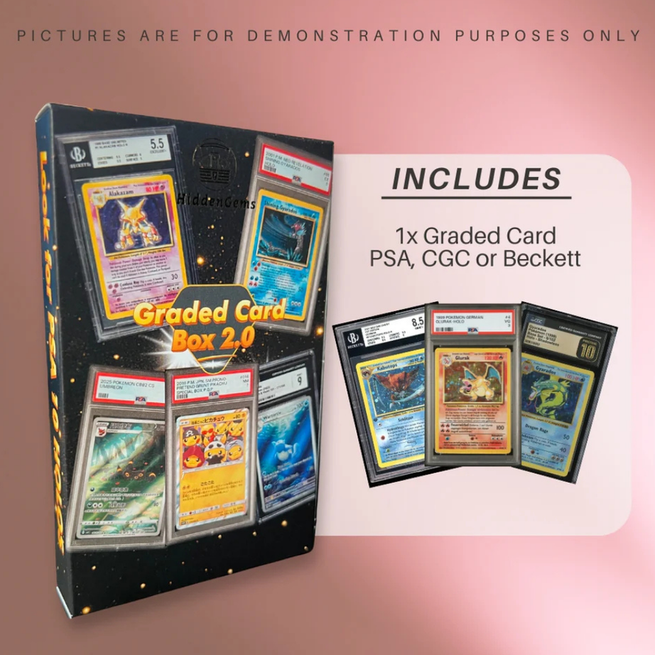 Hidden Gems Pokémon Graded Card Box 2.0