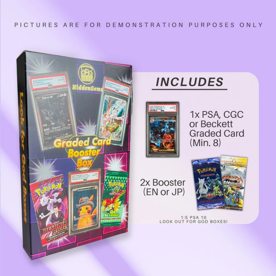 Hidden Gems Pokémon Graded Card Booster Box 2.0