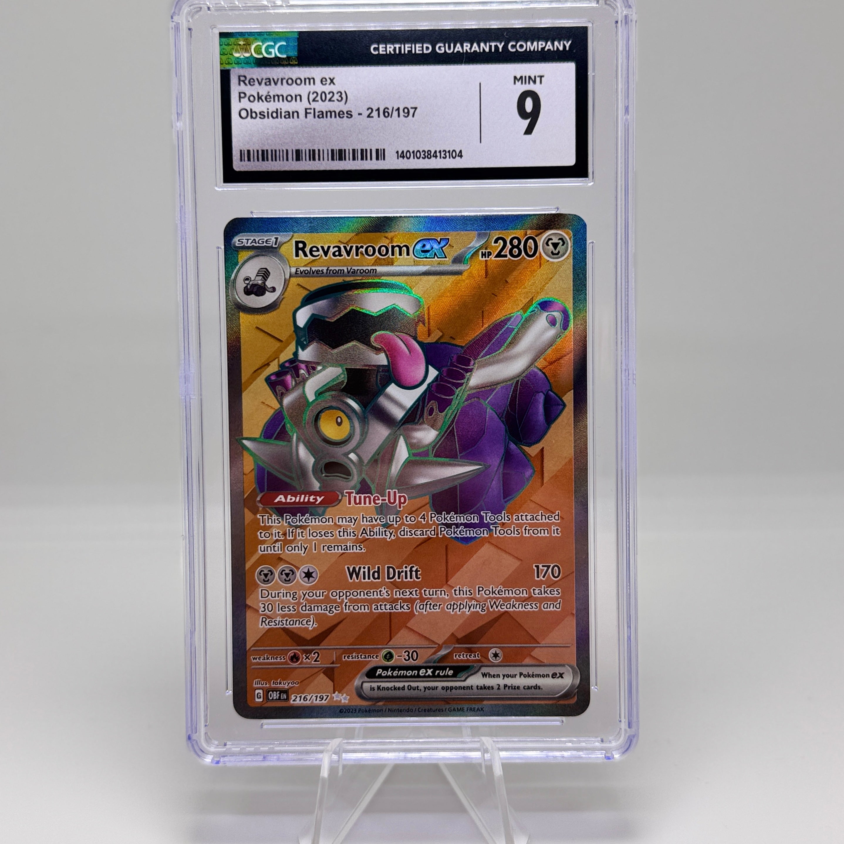 Pokémon Karte – Revaroom ex 216/197 – Obsidian Flames – CGC 9 Mint