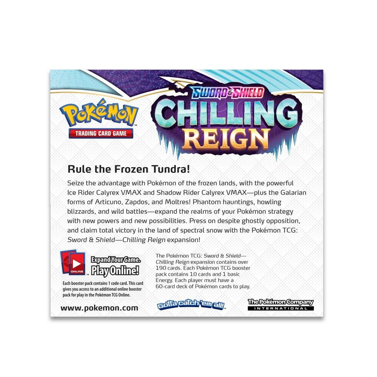 Pokémon TCG – Sword & Shield: Chilling Reign Booster Display (36 Packs, Englisch) | Neu & OVP