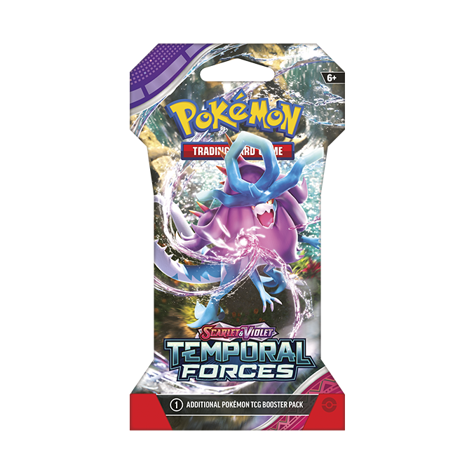Pokémon TCG: Scarlet & Violet - Temporal Forces Sleeved Booster Pack EN